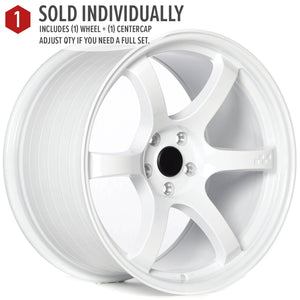 Circuit Performance CSF1 Gloss White 5x114.3 | 19x11 | +40mm / 7.57