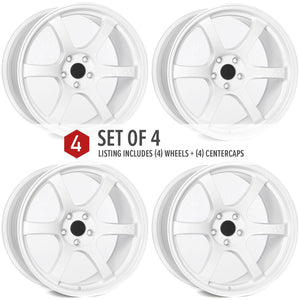 Circuit Performance CSF1 Gloss White 5x112 | 19x11 | +40mm / 7.57