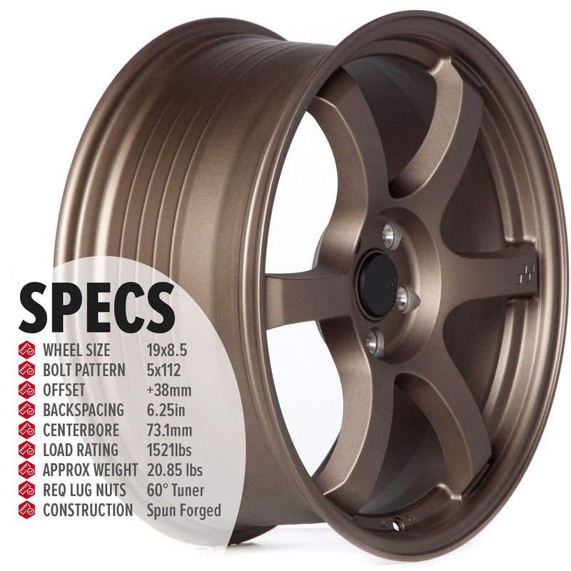Circuit Performance CSF1 Matte Bronze 5x112 | 19x8.5 | +38mm / 6.25