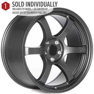 Circuit Performance CSF1 Matte Gunmetal 5x112 | 19x9.5 | +35mm / 6.63