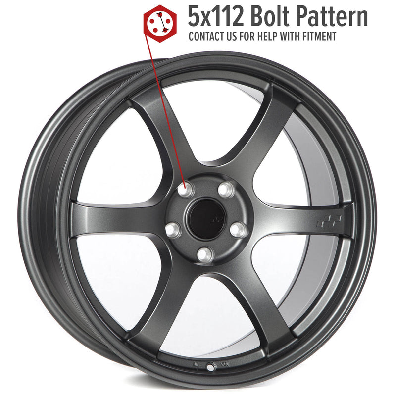 Circuit Performance CSF1 Matte Gunmetal 5x112 | 19x9.5 | +35mm / 6.63