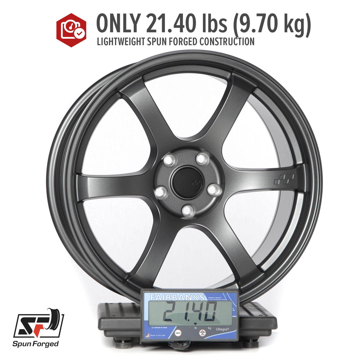 Circuit Performance CSF1 Matte Gunmetal 5x112 | 19x9.5 | +35mm / 6.63