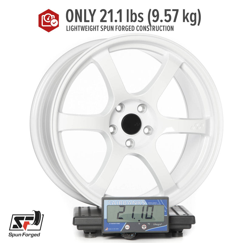 Circuit Performance CSF1 Gloss White 5x112 | 19x9.5 | +28mm / 6.35
