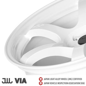 Circuit Performance CSF1 Gloss White 5x112 | 19x9.5 | +35mm / 6.63