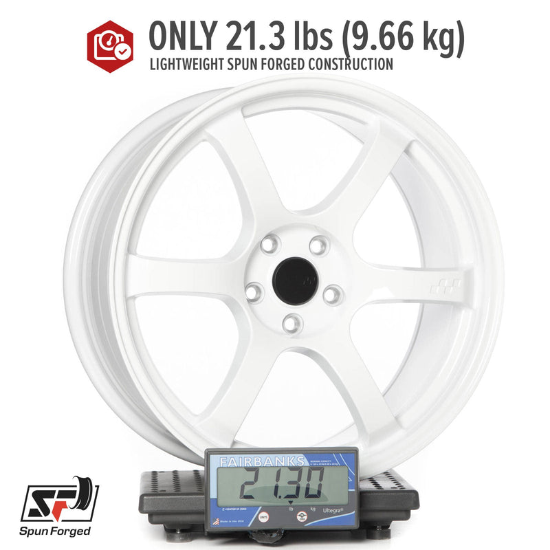 Circuit Performance CSF1 Gloss White 5x112 | 19x9.5 | +35mm / 6.63