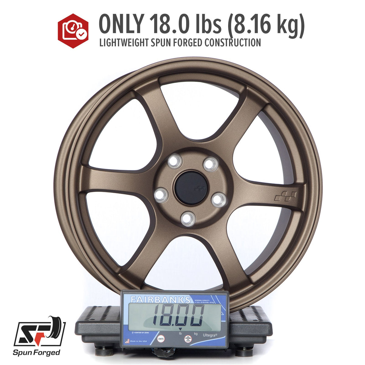 Circuit Performance CSF1 Matte Bronze 5x114.3 | 17x8 | +35mm / 5.88