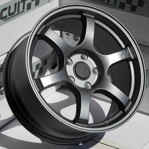 Circuit Performance CSF1 Matte Gunmetal 5x114.3 | 17x8 | +35mm / 5.88