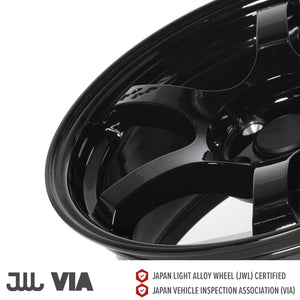 Circuit Performance CSF1 Gloss Black 5x114.3 | 17x8 | +35mm / 5.88