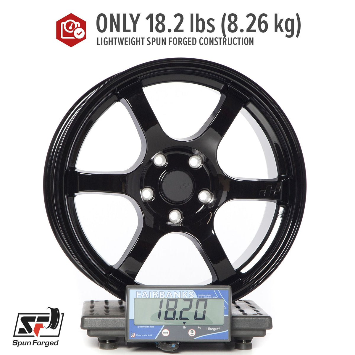 Circuit Performance CSF1 Gloss Black 5x114.3 | 17x8 | +35mm / 5.88
