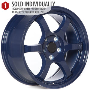 Circuit Performance CSF1 Gloss Ultra Blue 5x114.3 | 17x8 | +35mm / 5.88