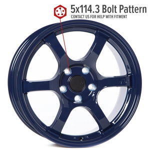 Circuit Performance CSF1 Gloss Ultra Blue 5x114.3 | 17x8 | +35mm / 5.88