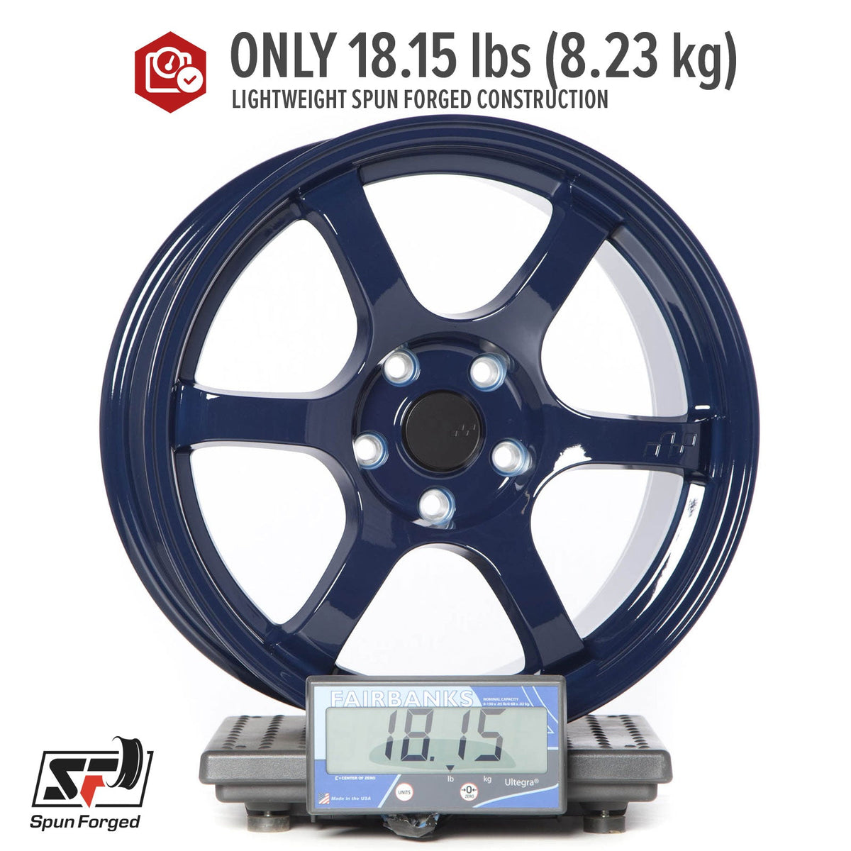 Circuit Performance CSF1 Gloss Ultra Blue 5x114.3 | 17x8 | +35mm / 5.88