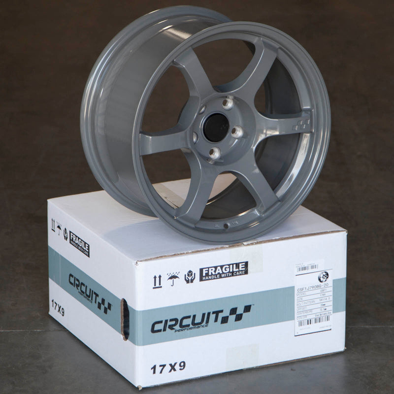 Circuit Performance CSF1 Gloss Battleship Grey 5x114.3 | 17x9 | +20mm / 5.79
