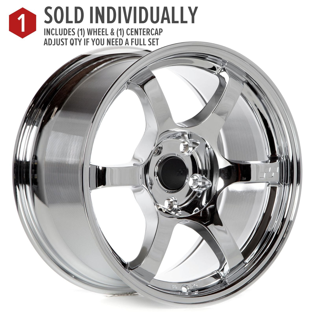 Circuit Performance CSF1 Triple Chrome Plated 5x114.3 | 17x9 | +20mm / 5.79