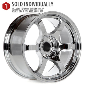 Circuit Performance CSF1 Triple Chrome Plated 5x114.3 | 17x9 | +20mm / 5.79