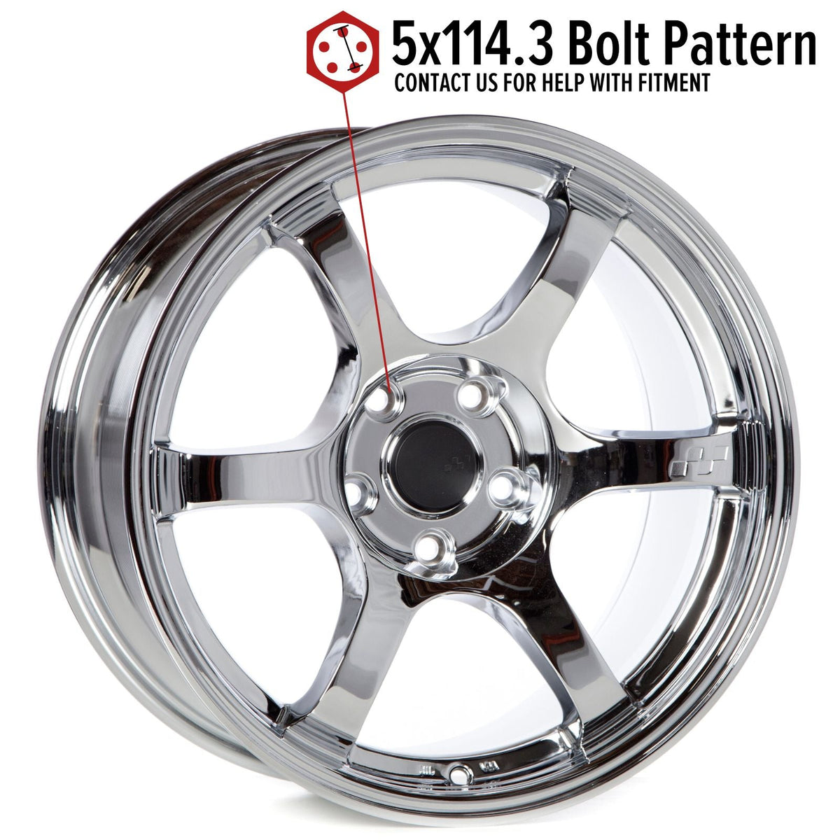 Circuit Performance CSF1 Triple Chrome Plated 5x114.3 | 17x9 | +20mm / 5.79