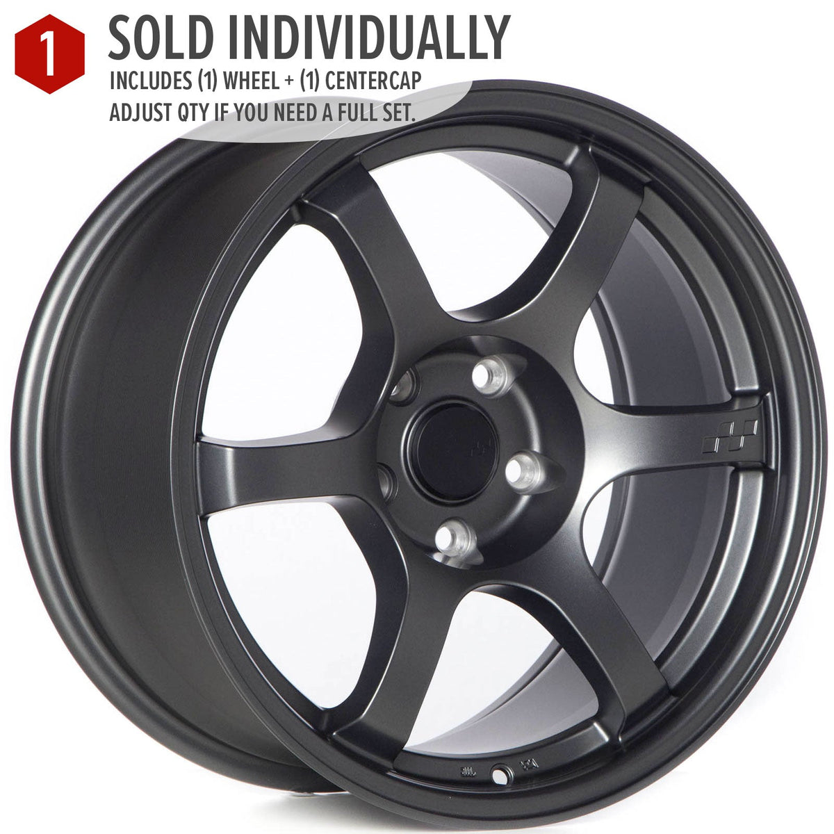 Circuit Performance CSF1 Matte Gunmetal 5x120 | 17x9 | +20mm / 5.79