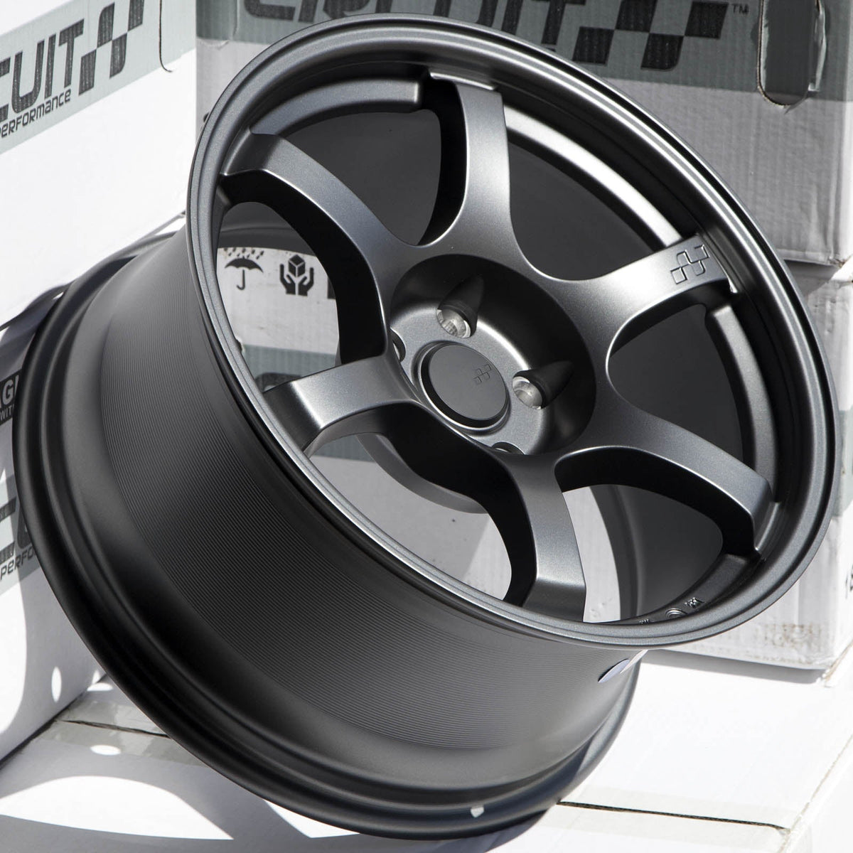 Circuit Performance CSF1 Matte Gunmetal 5x114.3 | 17x9 | +20mm / 5.79