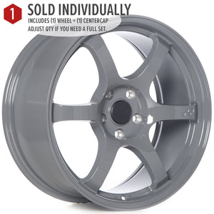 Circuit Performance CSF1 Gloss Battleship Grey 5x114.3 | 18x8.5 | +35mm / 6.13