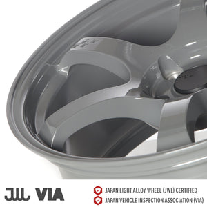 Circuit Performance CSF1 Gloss Battleship Grey 5x114.3 | 18x8.5 | +35mm / 6.13