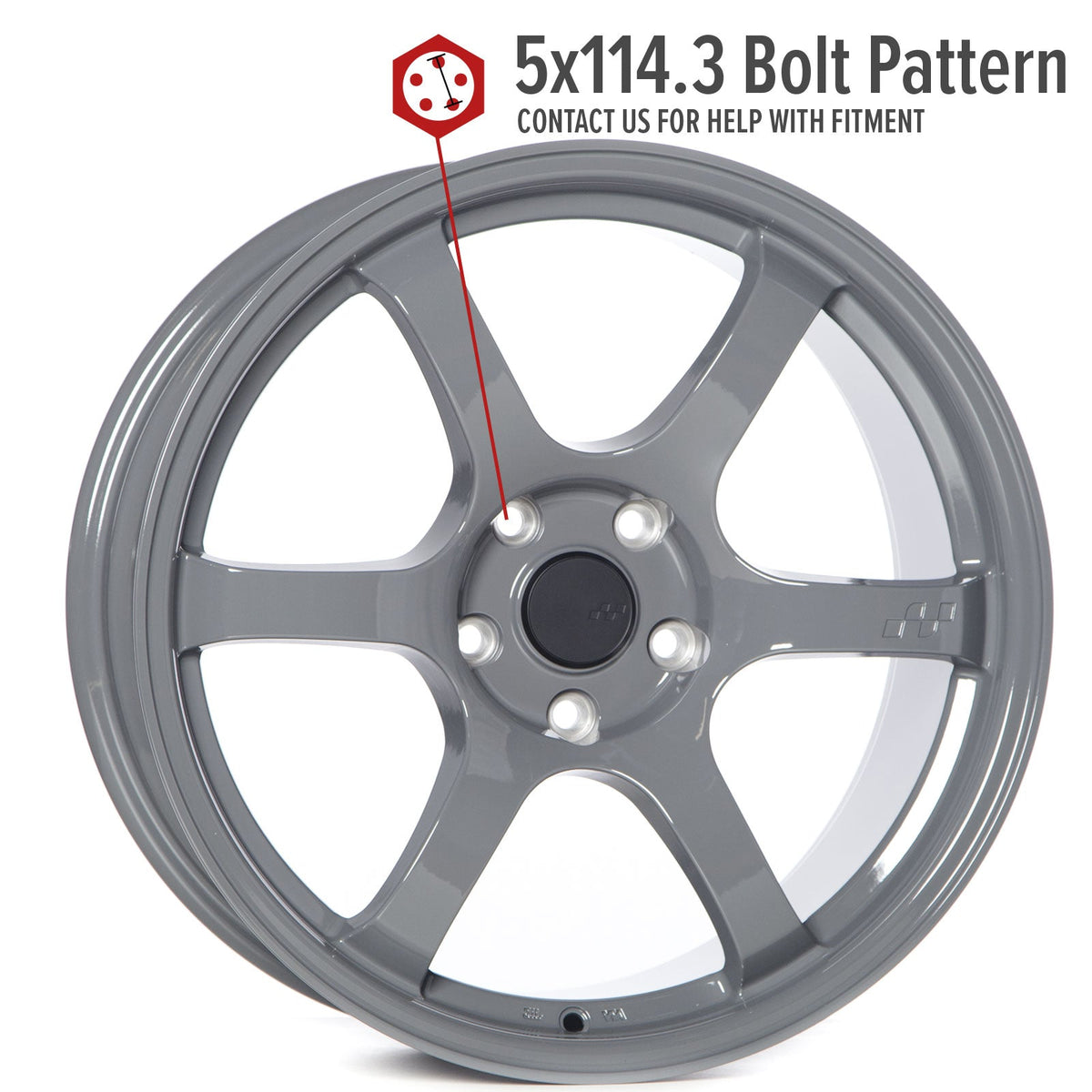 Circuit Performance CSF1 Gloss Battleship Grey 5x114.3 | 18x8.5 | +35mm / 6.13