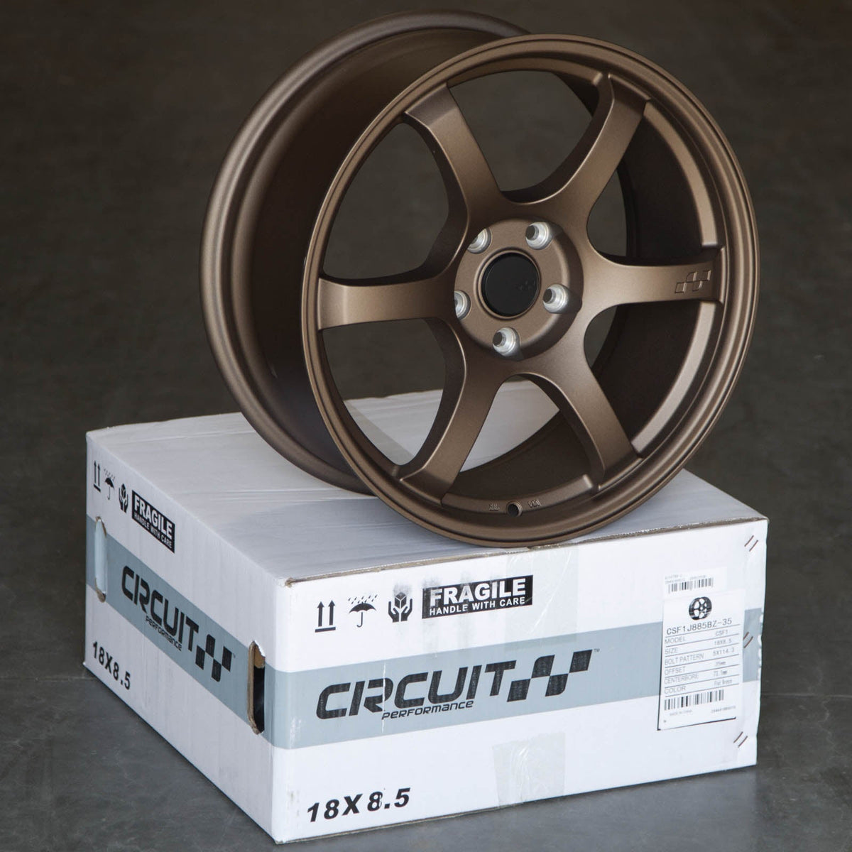 Circuit Performance CSF1 Matte Bronze 5x114.3 | 18x8.5 | +35mm / 6.13