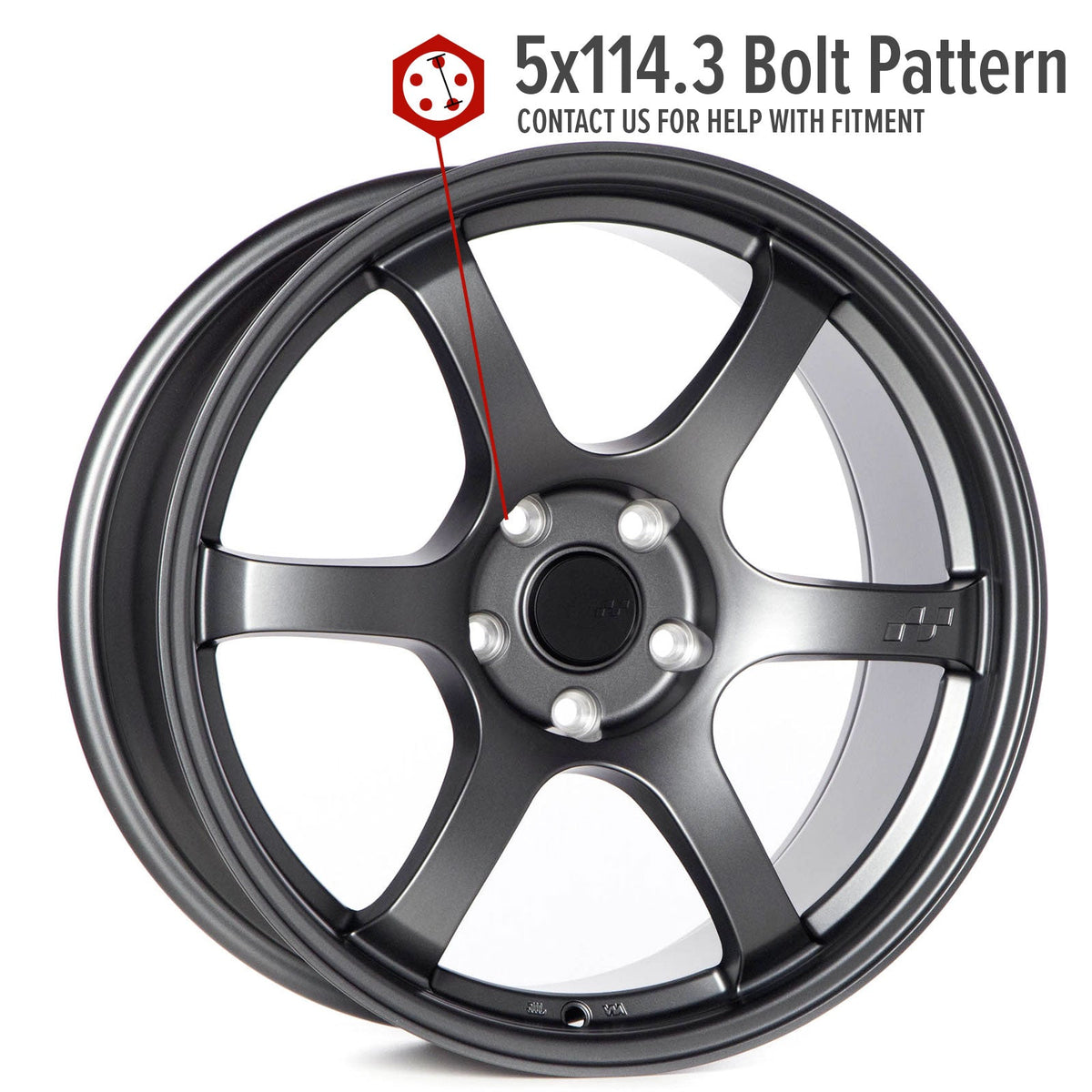Circuit Performance CSF1 Matte Gunmetal 5x114.3 | 18x8.5 | +35mm / 6.13