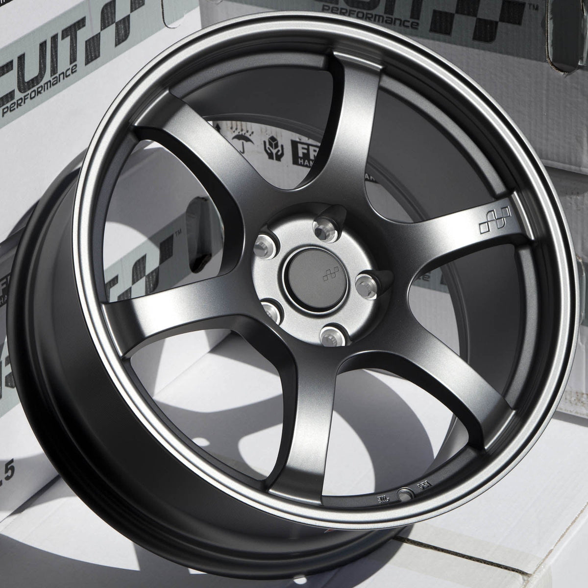Circuit Performance CSF1 Matte Gunmetal 5x114.3 | 18x8.5 | +35mm / 6.13