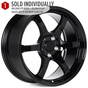 Circuit Performance CSF1 Gloss Black 5x114.3 | 18x8.5 | +35mm / 6.13