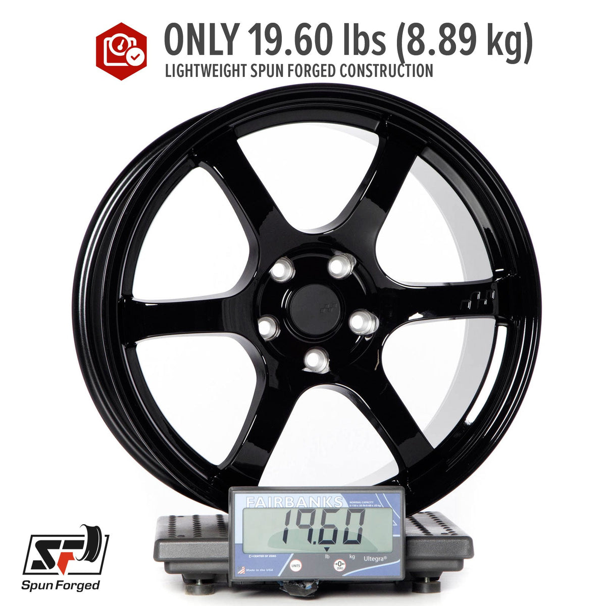 Circuit Performance CSF1 Gloss Black 5x114.3 | 18x8.5 | +35mm / 6.13