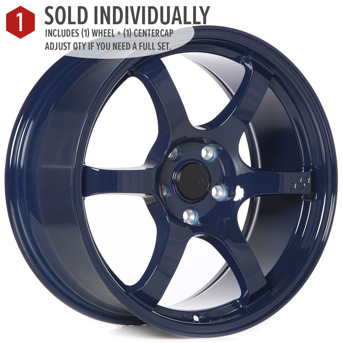 Circuit Performance CSF1 Gloss Ultra Blue 5x114.3 | 18x8.5 | +35mm / 6.13