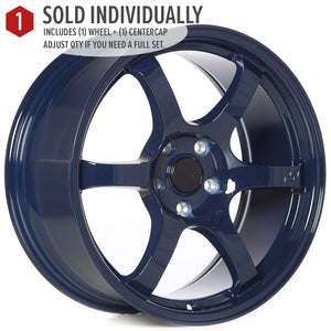 Circuit Performance CSF1 Gloss Ultra Blue 5x114.3 | 18x8.5 | +35mm / 6.13