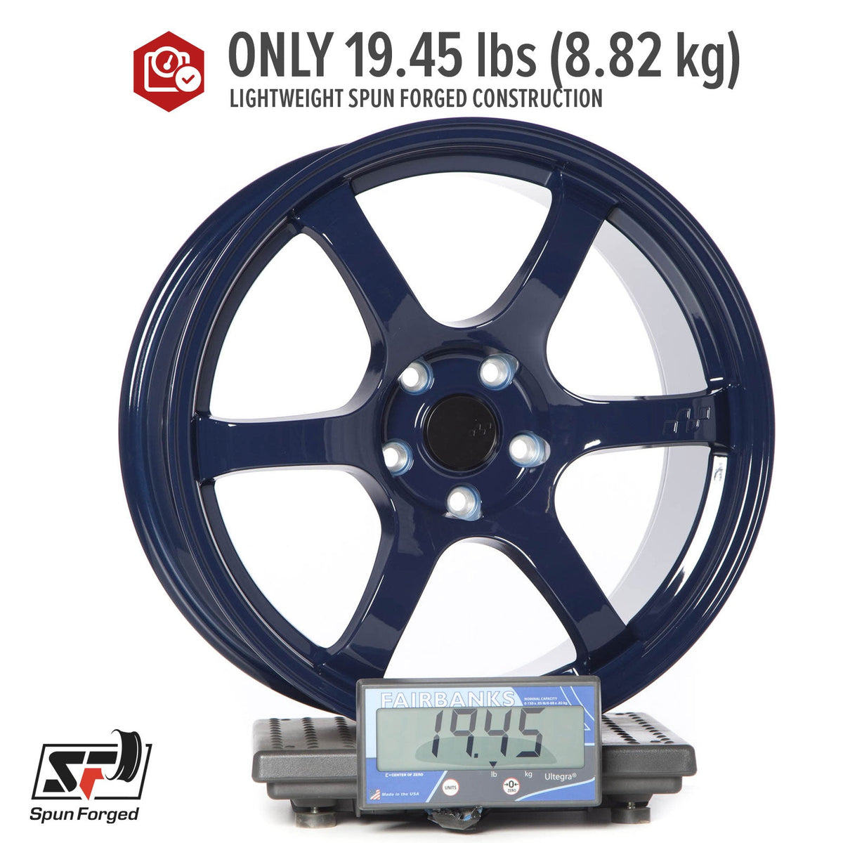 Circuit Performance CSF1 Gloss Ultra Blue 5x114.3 | 18x8.5 | +35mm / 6.13