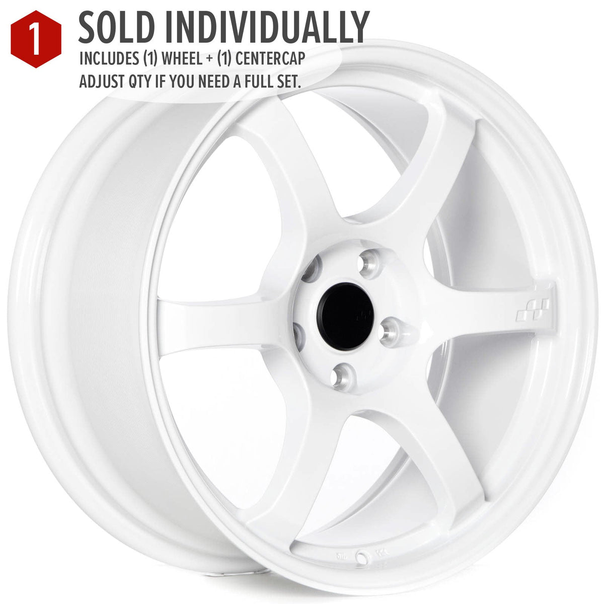 Circuit Performance CSF1 Gloss White 5x100 | 18x8.5 | +35mm / 6.13