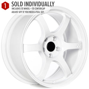 Circuit Performance CSF1 Gloss White 5x100 | 18x8.5 | +35mm / 6.13