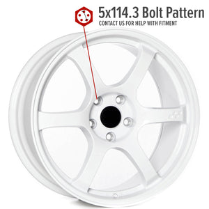 Circuit Performance CSF1 Gloss White 5x100 | 18x8.5 | +35mm / 6.13