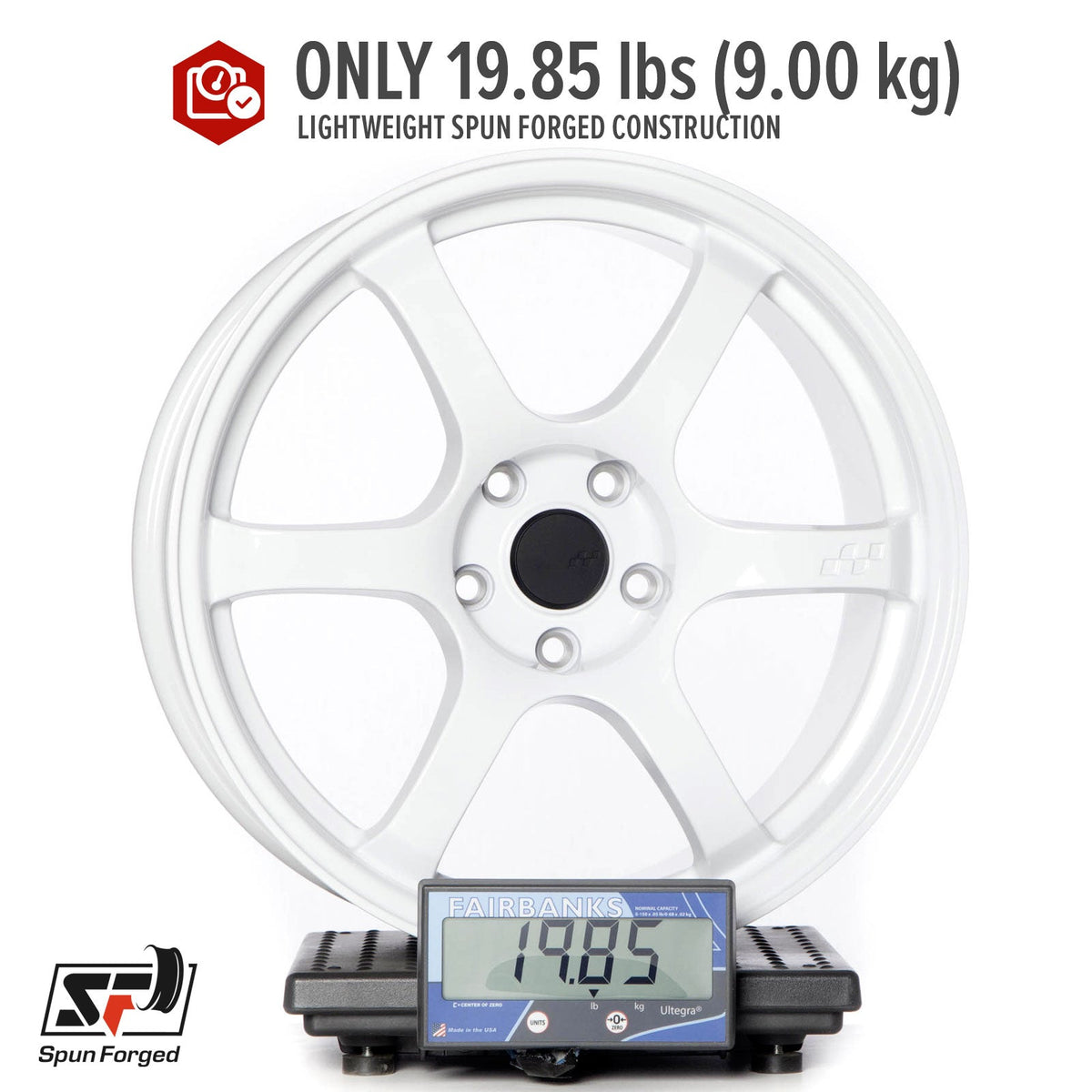 Circuit Performance CSF1 Gloss White 5x100 | 18x8.5 | +35mm / 6.13