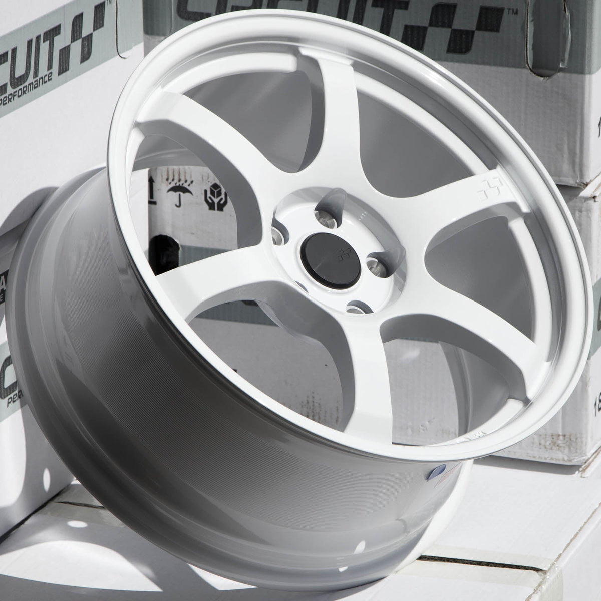 Circuit Performance CSF1 Gloss White 5x100 | 18x8.5 | +35mm / 6.13