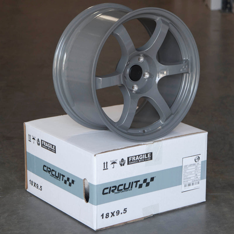 Circuit Performance CSF1 Gloss Battleship Grey 5x114.3 | 18x9.5 | +25mm / 6.23