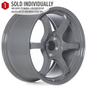 Circuit Performance CSF1 Gloss Battleship Grey 5x114.3 | 18x9.5 | +38mm / 6.75