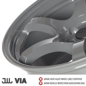 Circuit Performance CSF1 Gloss Battleship Grey 5x114.3 | 18x9.5 | +38mm / 6.75