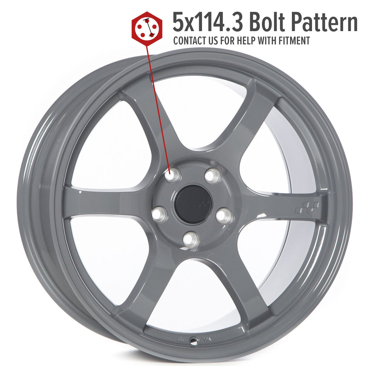 Circuit Performance CSF1 Gloss Battleship Grey 5x114.3 | 18x9.5 | +38mm / 6.75