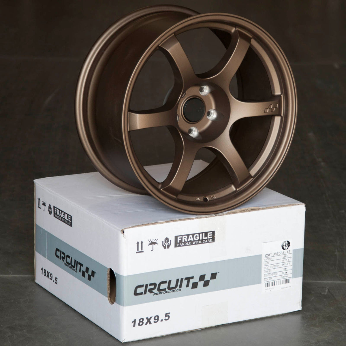Circuit Performance CSF1 Matte Bronze 5x120 | 18x9.5 | +12mm / 5.72