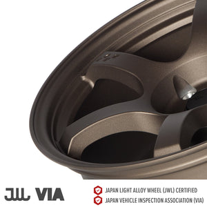 Circuit Performance CSF1 Matte Bronze 5x114.3 | 18x9.5 | +25mm / 6.23