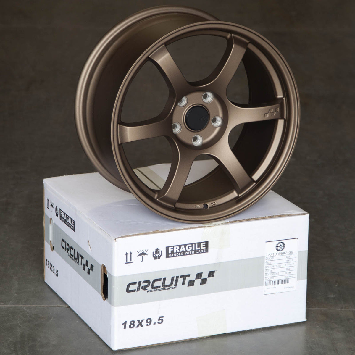 Circuit Performance CSF1 Matte Bronze 5x100 | 18x9.5 | +38mm / 6.75