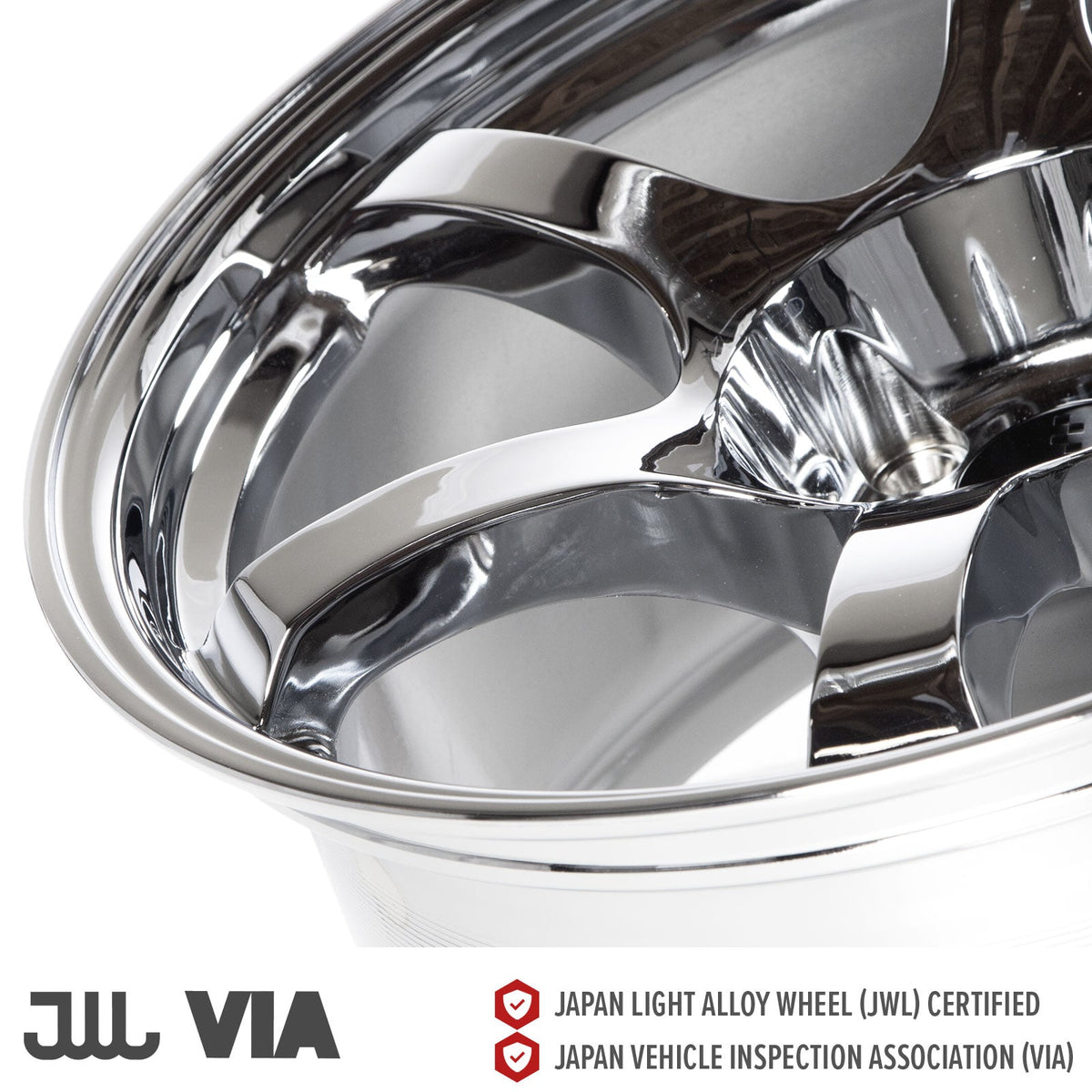 Circuit Performance CSF1 Triple Chrome Plated 5x114.3 | 18x9.5 | +12mm / 5.72