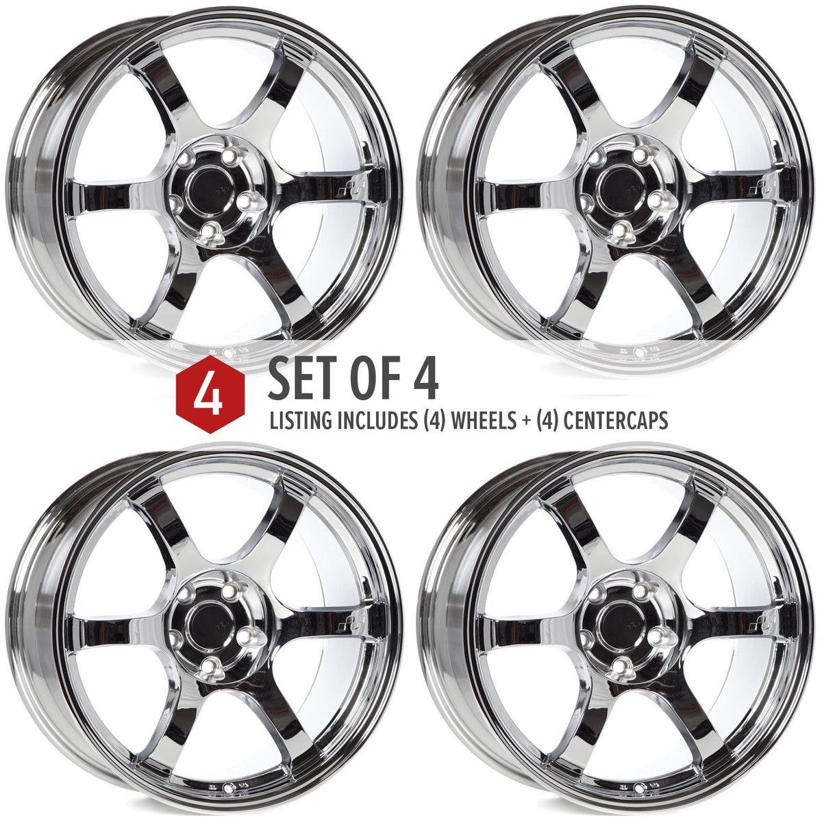 Circuit Performance CSF1 Triple Chrome Plated 5x114.3 | 18x9.5 | +12mm / 5.72
