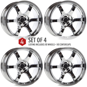 Circuit Performance CSF1 Triple Chrome Plated 5x114.3 | 18x9.5 | +12mm / 5.72