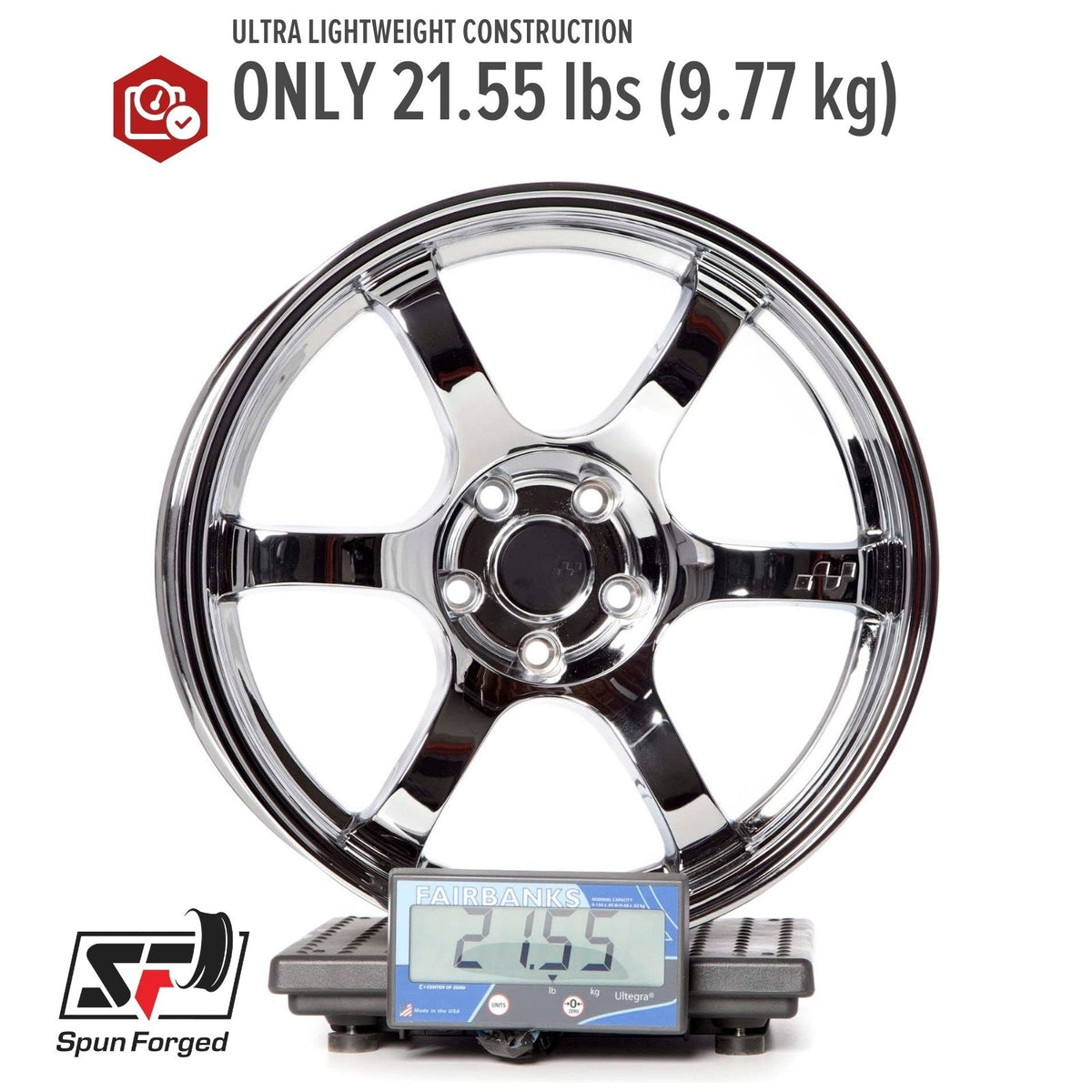 Circuit Performance CSF1 Triple Chrome Plated 5x114.3 | 18x9.5 | +12mm / 5.72