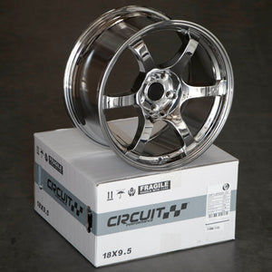 Circuit Performance CSF1 Triple Chrome Plated 5x114.3 | 18x9.5 | +25mm / 6.23